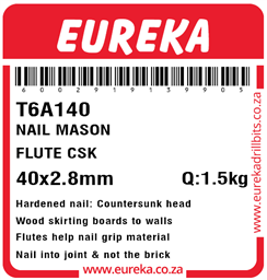 T6A140 - Masonry Nail -T6A140_Label_T